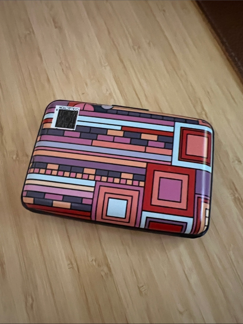 Wallet - Stylish Geometric Pattern Multicolor - Frank Lloyd Wright